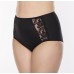 Ulla Ella hoge slip 38-60 ecru en zwart
