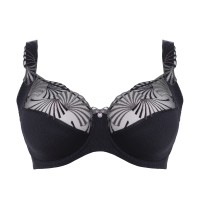 Ulla Emily bh B t/m G omvang 75 t/m 120, zwart
