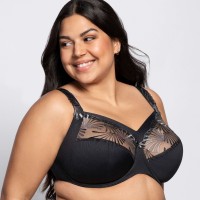 Ulla Emily bh H, I,  omvang 75 t/m 120, zwart