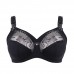 Ulla Emily bh H, I,  omvang 75 t/m 120, zwart