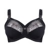 Ulla Emily bh zonder beugel D t/m L, 75 t/m 120, zwart