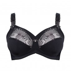 Ulla Emily bh zonder beugel D t/m L, 75 t/m 120, zwart