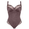 Ulla Jasmin body B t/m G omvang 75 t/m 100,  kleur bruin