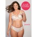 Maandaanbieding Ulla Jasmin bh nachtblauw, rood en poeder 70-100 H-L