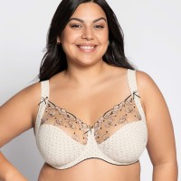 Ulla Marilyn  bh B t/m G omvang 75 t/m 120, beige