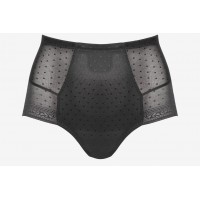 Ulla Meghan corrigerend pantybroekje zwart, huid en rood en ocean 38-56