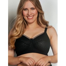 Ulla Romy beugelloze bh C t/m L omvang 75 t/m 110, zwart