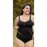 Ulla Dessous Sansibar tankini top C-K  34-48  black