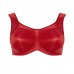 Ulla Sydney sport bh D t/m G omvang 65 t/m 100, marine met paars en rood Ulla Sydney sport bh D t/m G omvang 65 t/m 100, marine met paars en rood