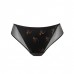 Ulla de serie Ulla slip 36-48 zwart met goud en olijf kleur